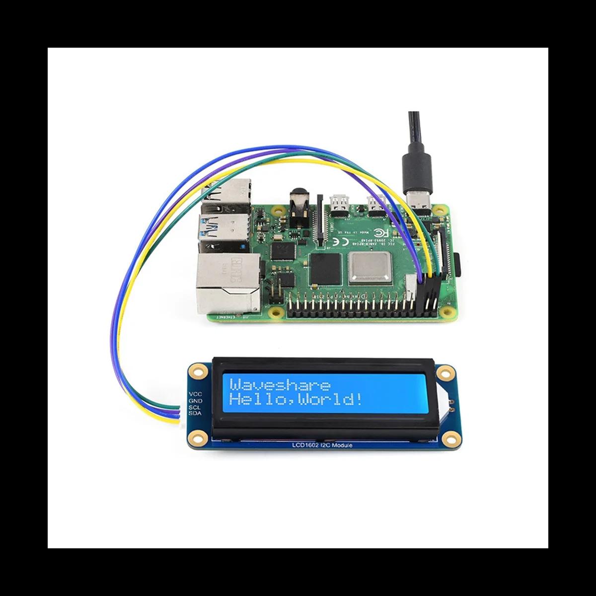 Waveshare LCD1602 I2C LCD ȭ, AiP31068, 32  LCD ȭ